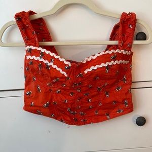 Urban Outfitters orange crop